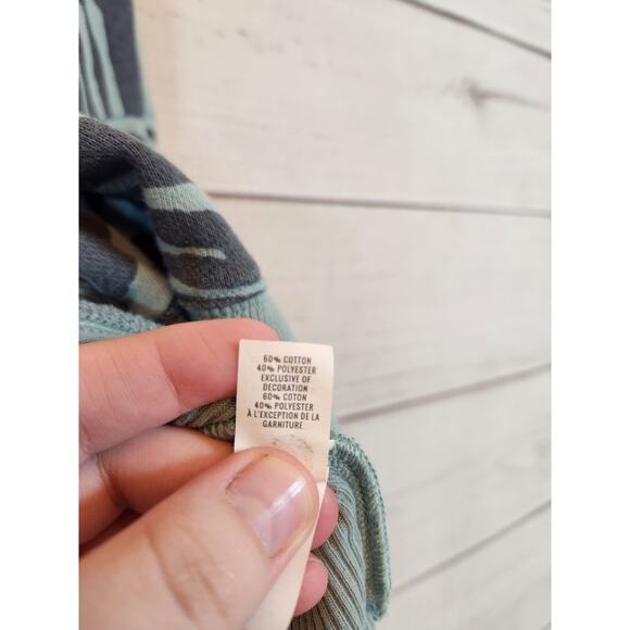 Aerie Women's Green Black Animal Print Oversized Pullover Sweatshirt Size‎ Small - Picture 4 of 6